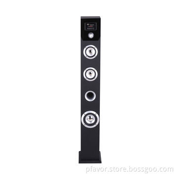 60W 2.1-channel Tower Speaker System with USB and SD Card Slot, Bluetooth is Optional